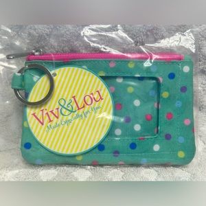 Viv&Lou Keychain Wallet/Change Purse - New In Bag with Tags